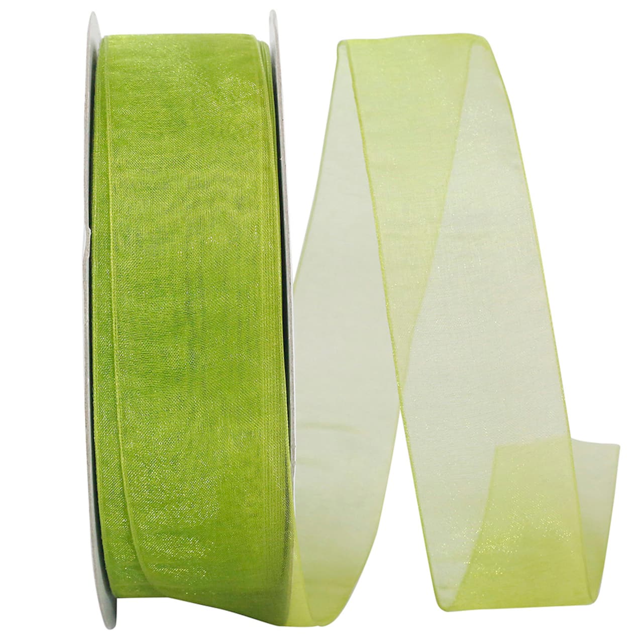 JAM Paper 1.5" x 100yd. Sheer Chiffon Mono Ribbon